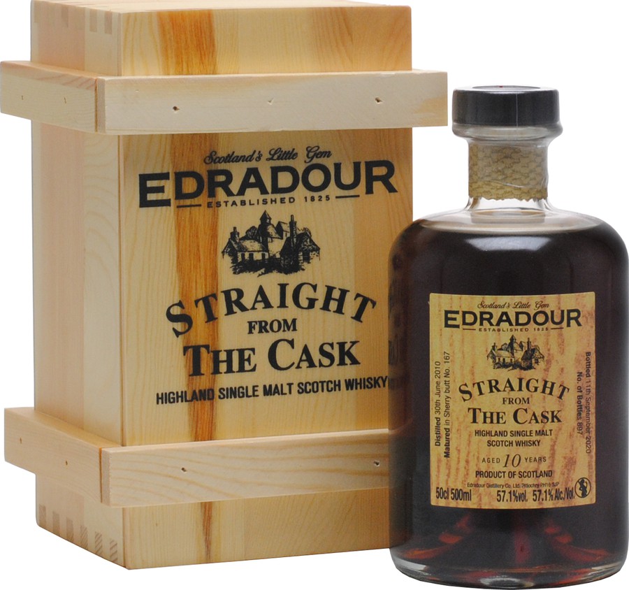 Edradour 2010 Straight From The Cask Sherry Cask Matured #167 57.1% 500ml