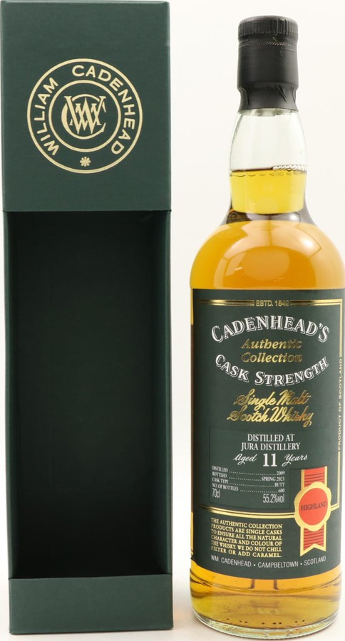Isle of Jura 2009 CA Authentic Collection Butt 55.2% 700ml