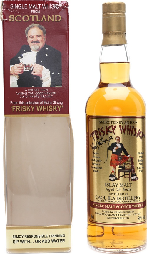 Caol Ila 1984 JY Frisky Whisky 25yo Bourbon #5393 54% 700ml