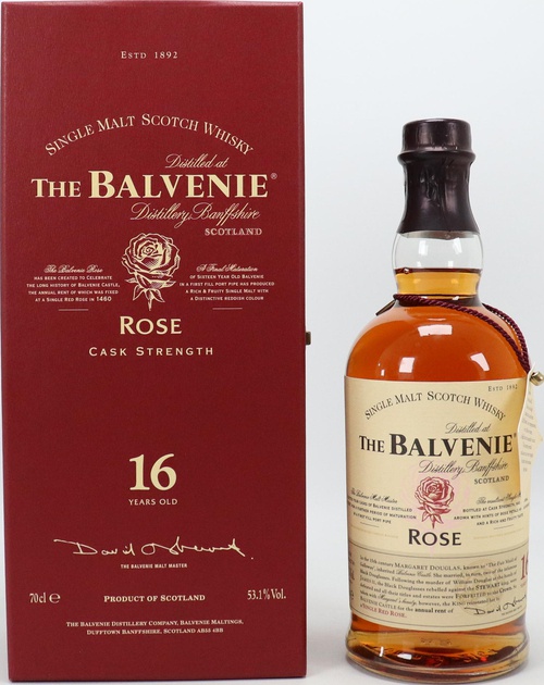 Balvenie 1991 Rose 2nd Bottling 1st Fill Port Pipe 53.1% 700ml