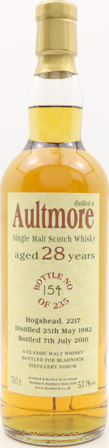Aultmore 1982 BF #2217 53.1% 700ml