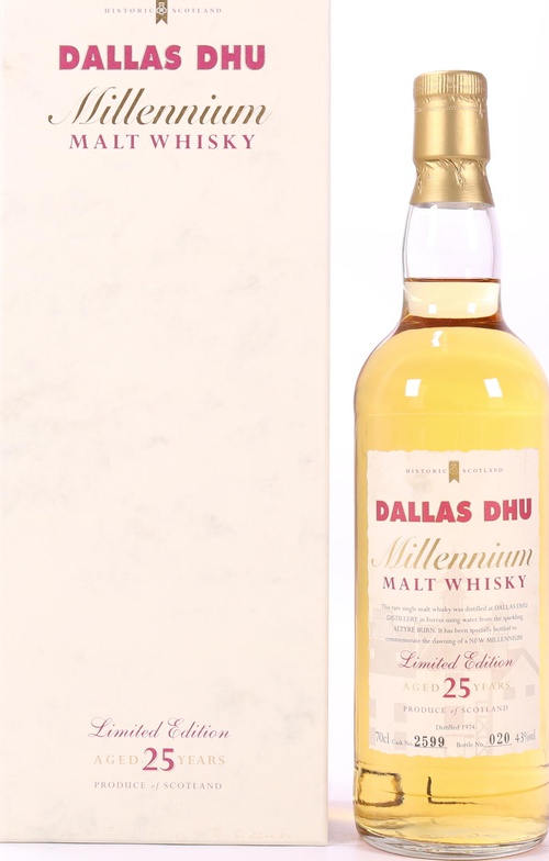 Dallas Dhu 1974 UD Millennium Limited Edition #2599 Historic Scotland 43% 700ml