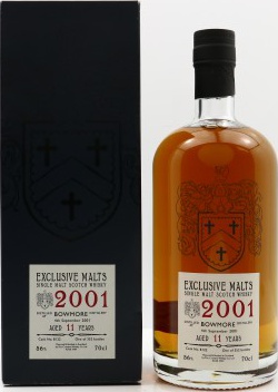 Bowmore 2001 CWC Exclusive Malts Ex-Sherry Cask #8122 56% 700ml