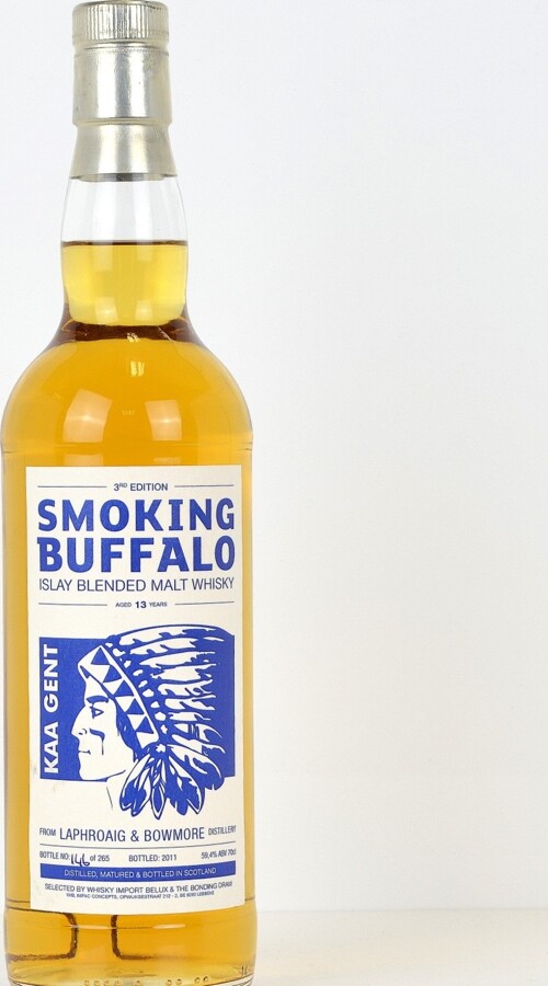 Smoking Buffalo 3rd Edition TBD Laphroaig & Bowmore 13yo KAA Gent 59.4% 700ml