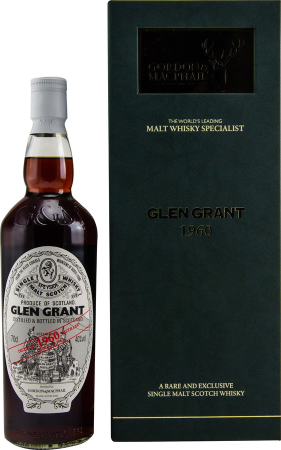 Glen Grant 1960 GM Licensed Bottling 1st Fill Sherry Cask #5052 40% 700ml