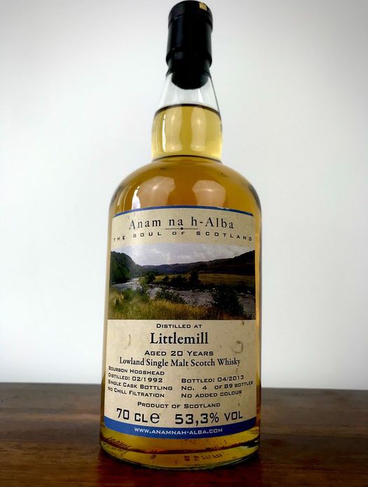 Littlemill 1992 ANHA The Soul of Scotland Bourbon Hogshead 53.3% 700ml