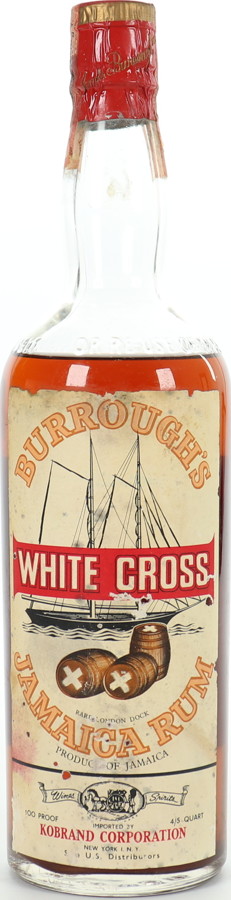 Burroughs White Cross Jamaica 50% 750ml