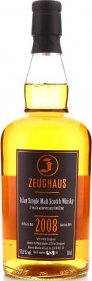 Islay Single Malt Scotch Whisky 2008 WhB Zeughaus 3yo anniversary bottling First fill Oloroso Hogshead Z16/07022-5B 57.6% 700ml