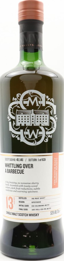 Dailuaine 2007 SMWS 41.141 Whittling Over a Barbecue 57.5% 700ml