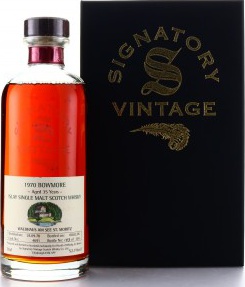 Bowmore 1970 SV Vintage Collection Decanter Sherry Cask #4691 World of Whisky St. Moritz 52.1% 700ml
