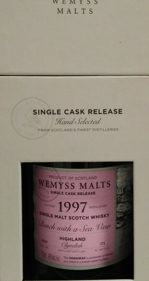 Clynelish 1997 Wy Bench with A Sea View 46% 700ml