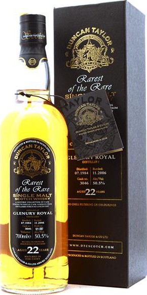 Glenury Royal 1984 DT Rarest of the Rare Oak Cask #3046 50.5% 700ml