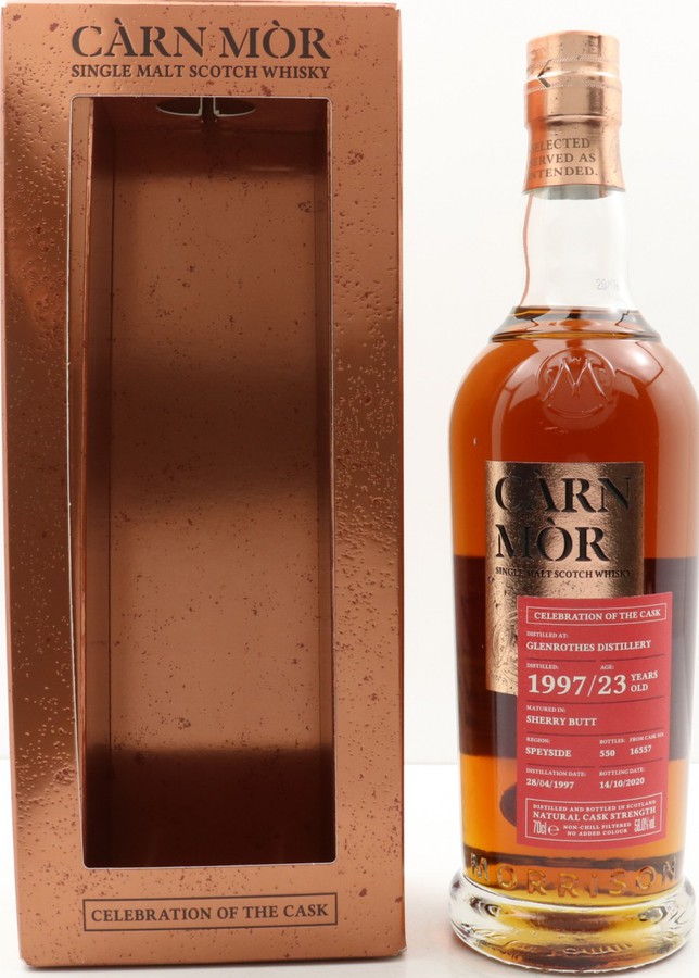 Glenrothes 1997 MSWD Carn Mor Celebration of the Cask Sherry Butt #16557 58% 700ml