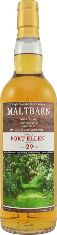 Port Ellen 1983 MBa #25 29yo Bourbon Cask 52% 700ml