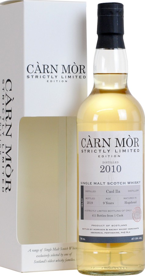 Caol Ila 2010 MMcK Carn Mor Strictly Limited Edition 47.5% 700ml