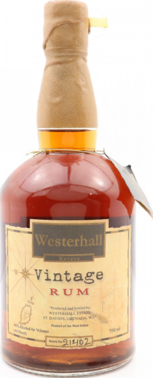 Westerhall Estate Vintage 40% 750ml