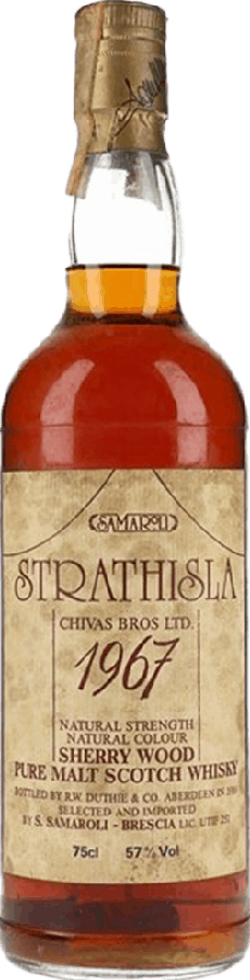 Strathisla 1967 RWD Sherry Wood Samaroli 57% 750ml