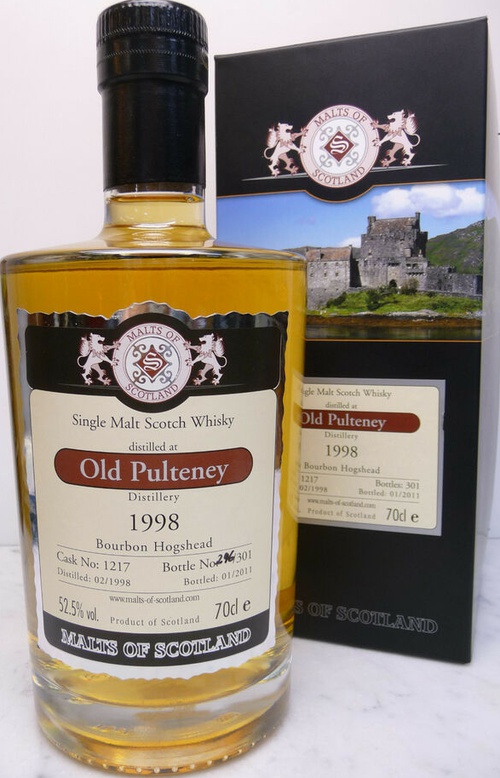 Old Pulteney 1998 MoS Bourbon Hogshead #1217 52.5% 700ml