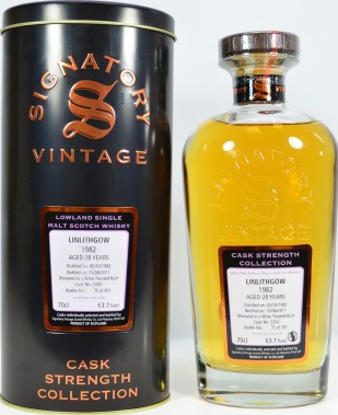 Linlithgow 1982 SV Cask Strength Collection Wine Treated Butt #2202 63.1% 700ml