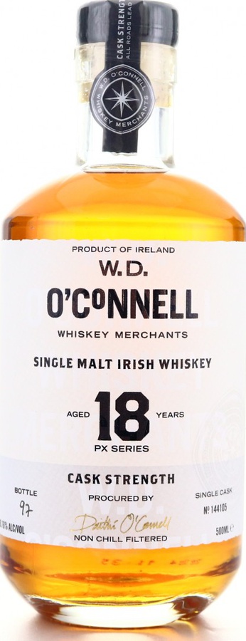 W.D. O'Connell 18yo WDO Single Malt Irish Whisky #144105 58.16% 500ml