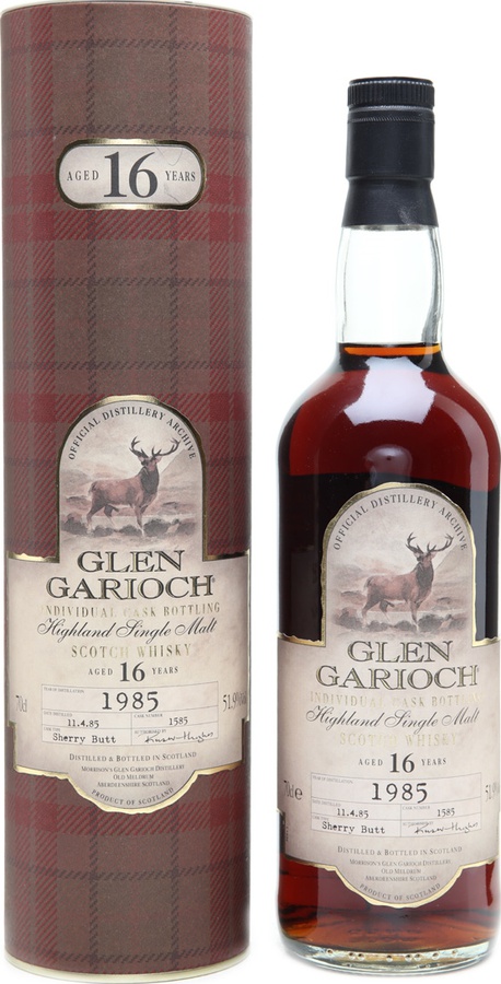 Glen Garioch 1985 Individual Cask Bottling Sherry Butt #1585 The Whisky Exchange 51.9% 700ml