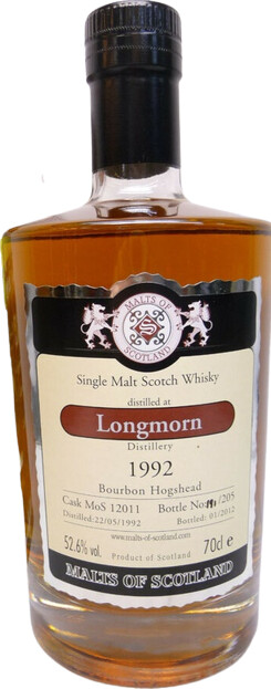 Longmorn 1992 MoS Bourbon Hogshead 52.6% 700ml