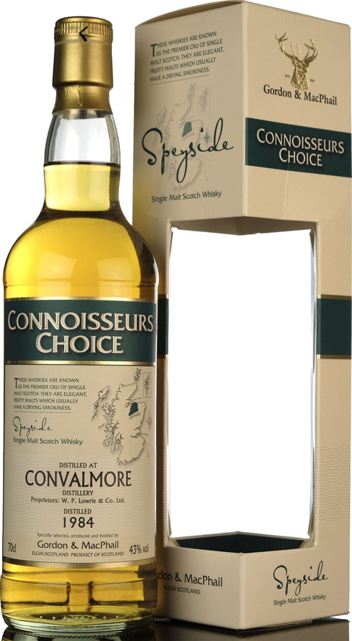 Convalmore 1984 GM Connoisseurs Choice Refill Sherry Hogsheads 43% 700ml