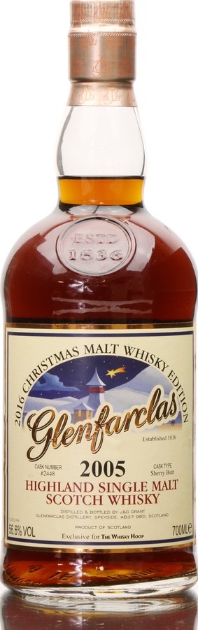 Glenfarclas 2005 Christmas Malt Whisky Edition Sherry Butt #2448 56.6% 700ml