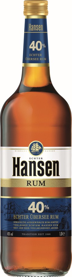 Hansen Echter Ubersee 40% 1000ml