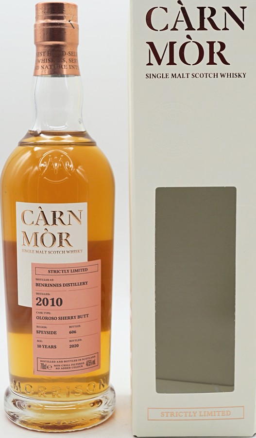 Benrinnes 2010 MSWD Carn Mor Strictly Limited Oloroso Sherry Butt 47.5% 700ml