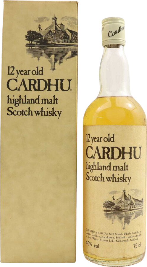 Cardhu 12yo Highland Malt Scotch Whisky 40% 750ml