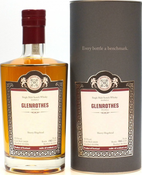 Glenrothes 1996 MoS Sherry Hogshead 55.5% 700ml