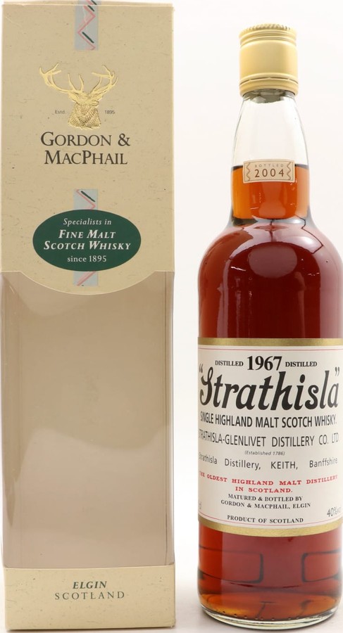 Strathisla 1967 GM Licensed Bottling 40% 700ml