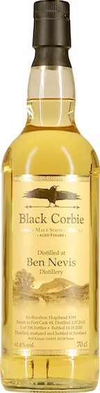 Ben Nevis 2015 RK Black Corbie #399 , #4 61.4% 700ml