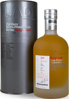 Bruichladdich 2001 Micro-Provenance Series 9yo Bourbon Rum Bresser & Timmer 46% 700ml