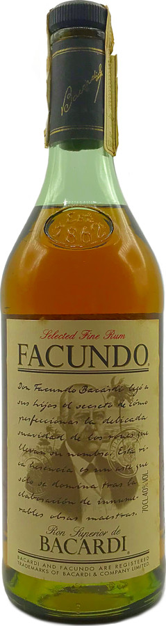 Facundo Selected Fine Rum 40% 700ml