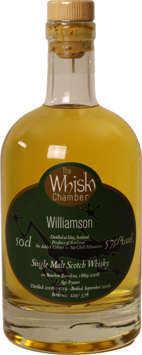 Williamson 2008 WCh ex Bourbon Barrel 1889/2008 57% 500ml