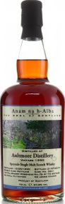Aultmore 1990 ANHA The Soul of Scotland 1st Fill Sherry Hogshead #3241 57.8% 700ml