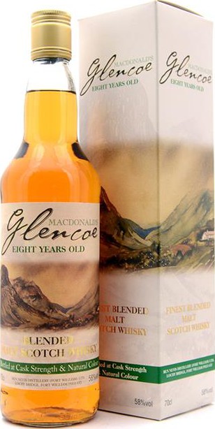 Glencoe 8yo MacD Blended Malt Scotch Whisky 58% 700ml