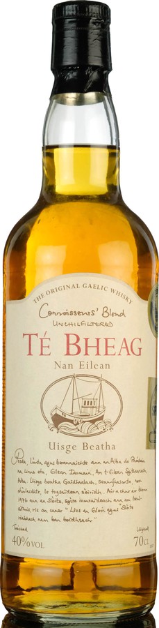 Te Bheag Connoisseurs Blend Gaelic Whisky Uisge Beatha 40% 700ml