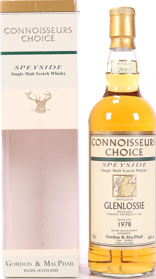 Glenlossie 1978 GM Connoisseurs Choice Refill Sherry Hogsheads 46% 700ml