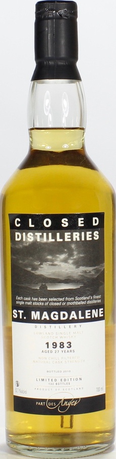 St. Magdalene 1983 PDA Closed Distilleries Bourbon Barrel 52.7% 700ml