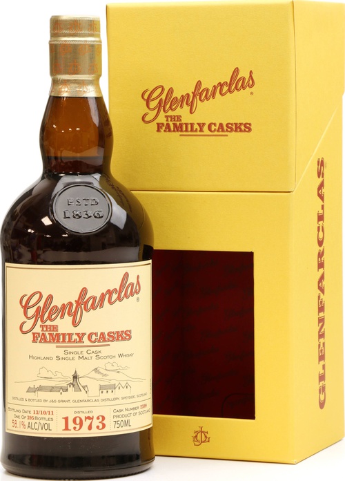 Glenfarclas 1973 The Family Casks Sherry Butt #2599 58.1% 750ml