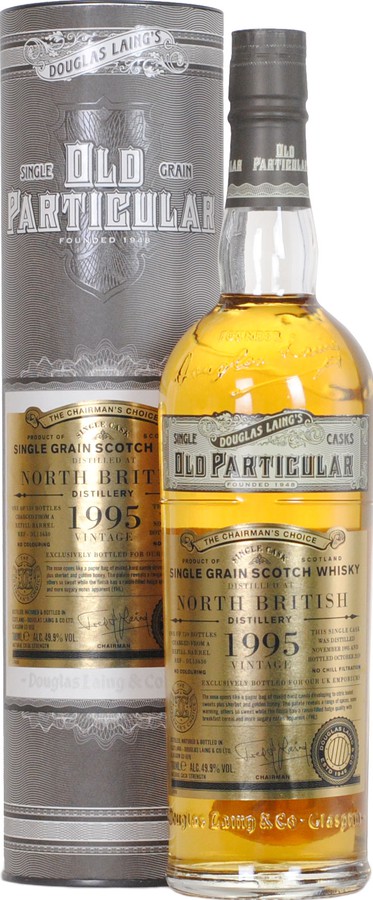 North British 1995 DL Old Particular The Chairman's Choice Refill Barrel UK Emporiums Exclusive 49.9% 700ml