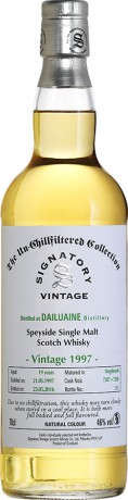 Dailuaine 1997 SV The Un-Chillfiltered Collection 7177 + 7178 46% 700ml