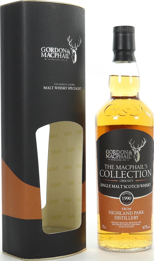 Highland Park 1990 GM The MacPhail's Collection Refill American Hogsheads 43% 700ml