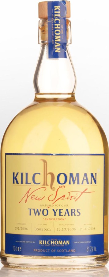 Kilchoman 2006 New Spirit Bourbon 302/2006 61.7% 700ml