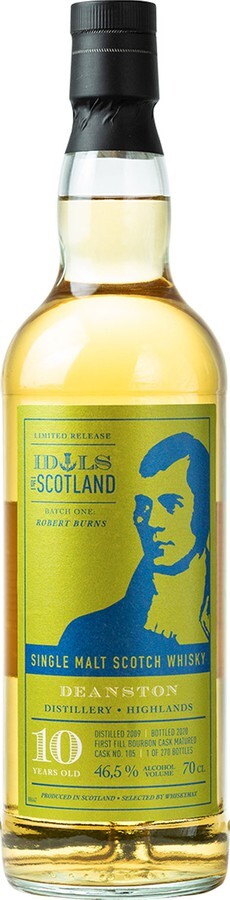 Deanston 2009 Wx Idols of Scotland First Fill Bourbon Cask #105 46.5% 700ml