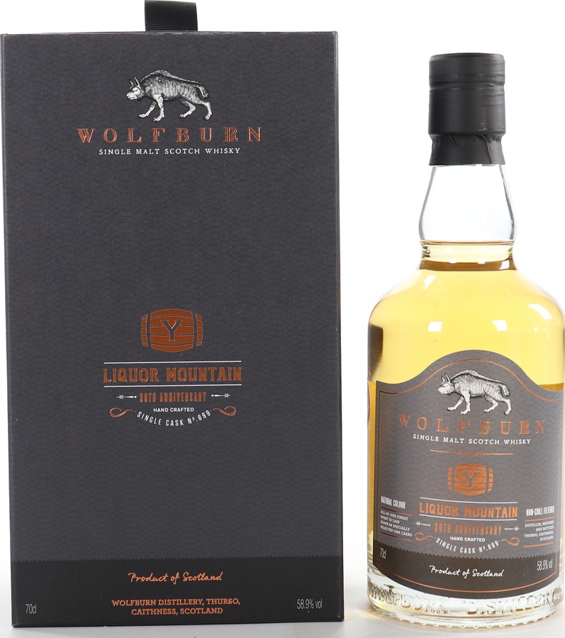 Wolfburn Single Cask #899 Liquor Mountain 30th Anniversary Japan 58.9% 700ml