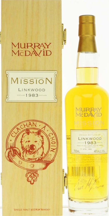 Linkwood 1983 MM Mission Selection Number Five Bourbon Casks 46% 700ml